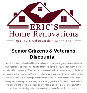 senior discount